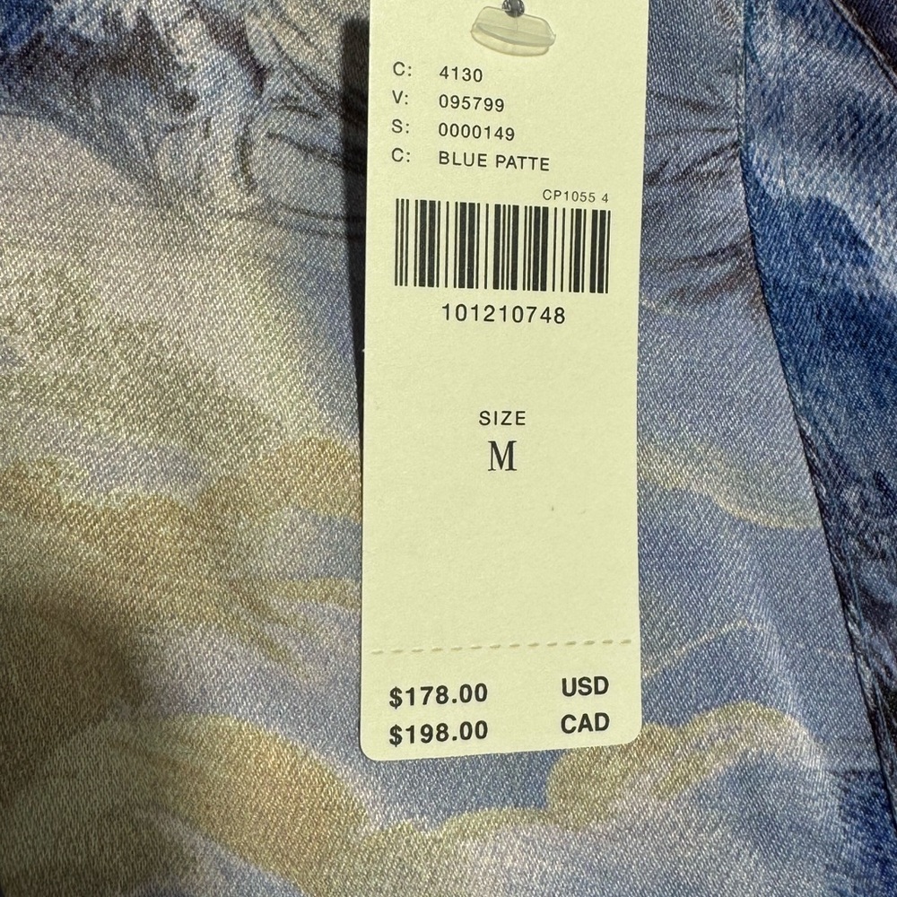 Anthropologie Blue Floral-Print Backless Midi Dress - Picture 8 of 13
